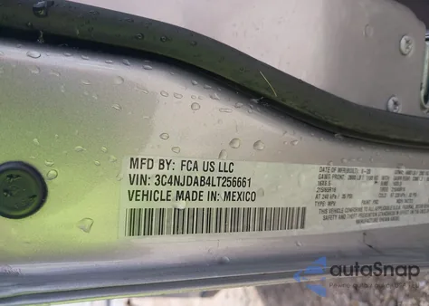 2020 Jeep Compass Sport 4X4 from USA, damaged, VIN 3C4NJDAB4LT256661